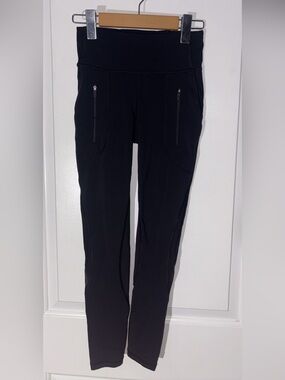 lululemon athletica Black High-Rise Zip Pocket Leggings